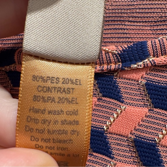 The Seea Palomar Crop Top Rashguard Large Houndstooth Beach Swim Vacation - Picture 8 of 10